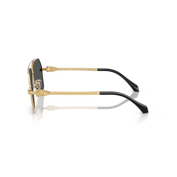 NEW VERSACE Gold Metal Sunglasses